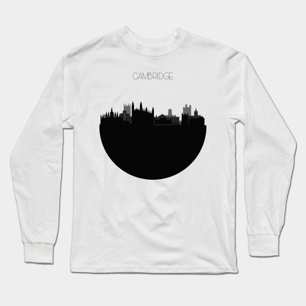 Cambridge Skyline Long Sleeve T-Shirt by inspirowl